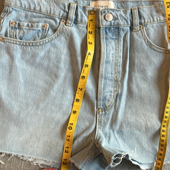 TRIARCHY High Rise Cut-off Short Color Spring Indigo
Size 30 - Picture 13 of 13